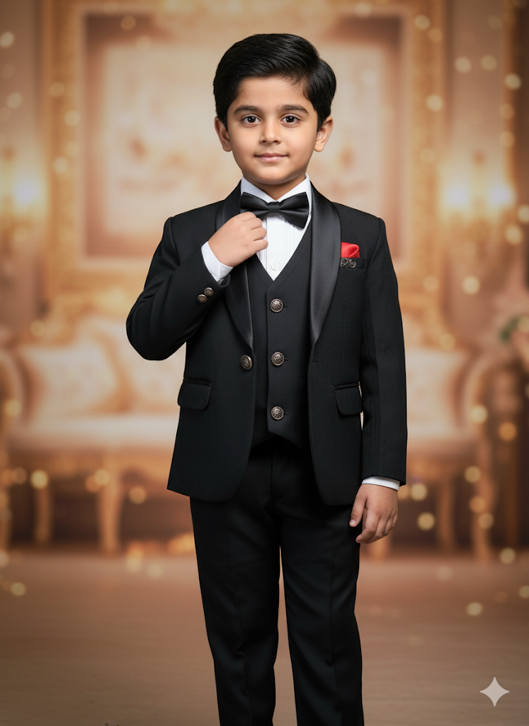Little Black Tie Formal Suit