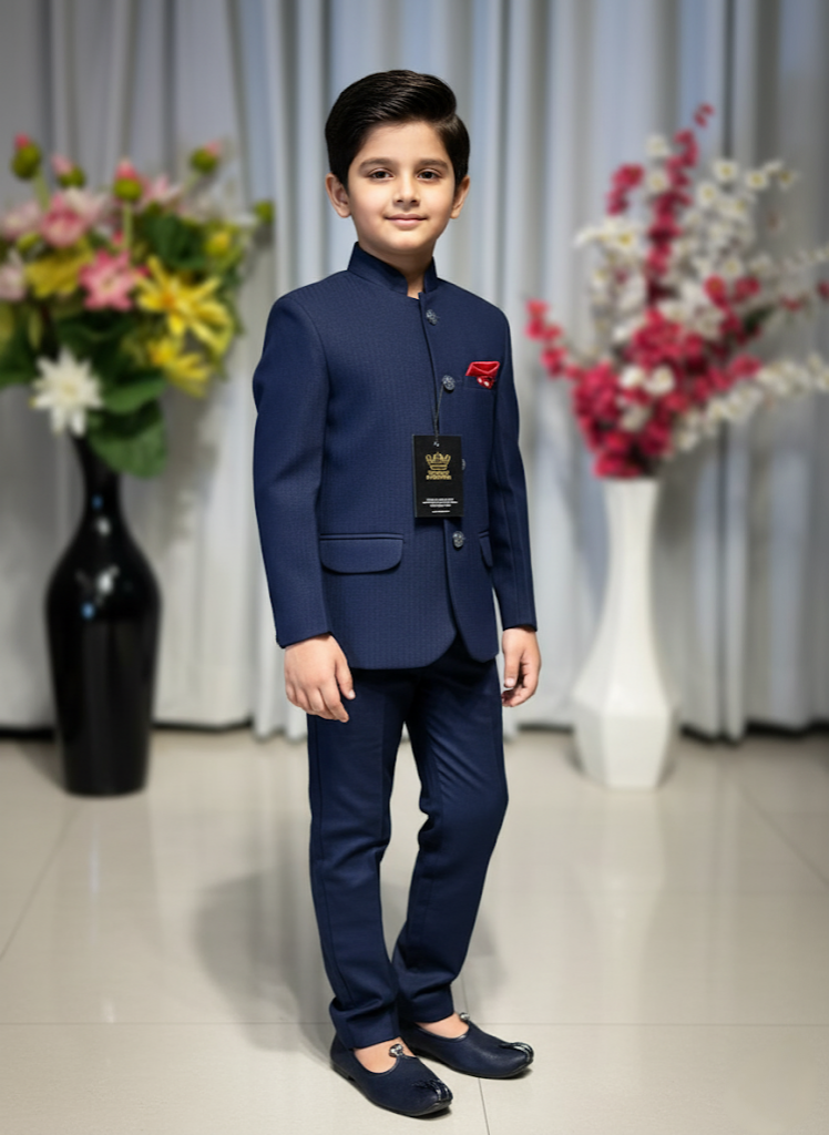 Indigo Prince Bandhgala Suit