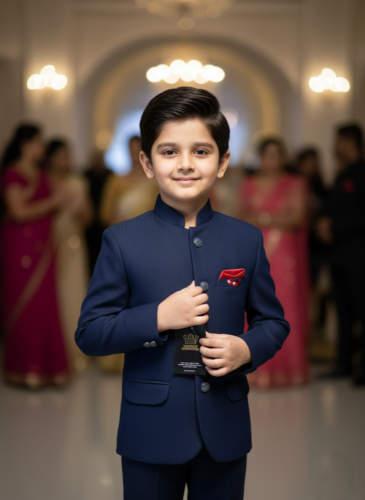 Indigo Prince Bandhgala Suit
