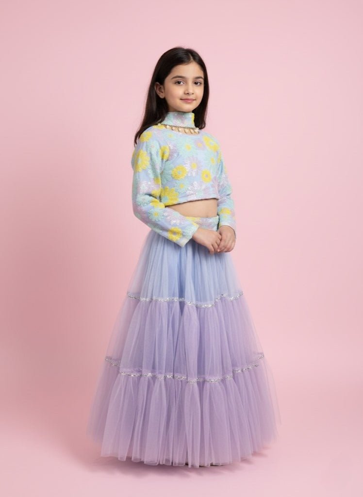 The Pastel Blossom Lehenga Set