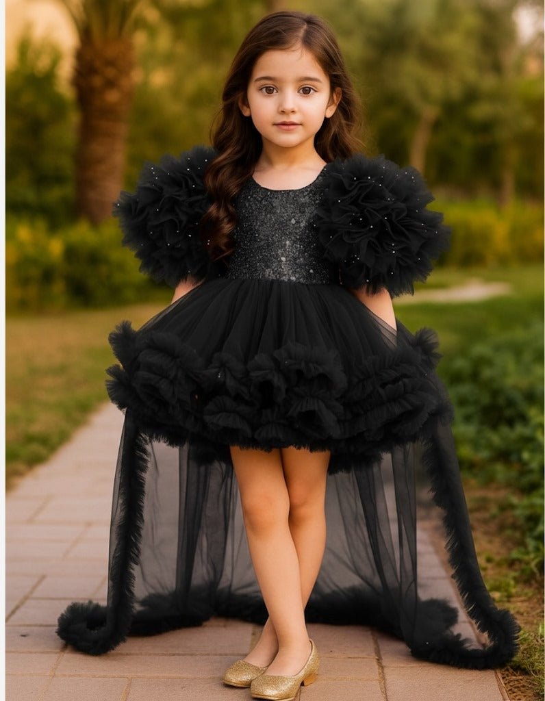 The Black Swan Tulle High-Low Gown