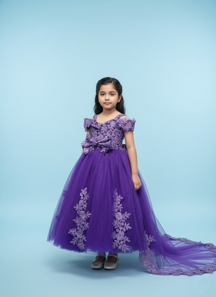 Violet Majesty Gown