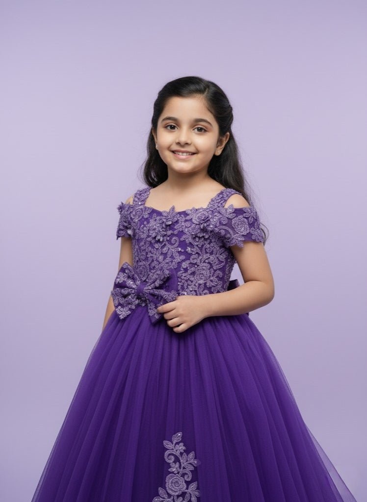 Violet Majesty Gown