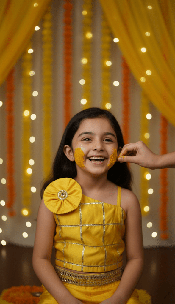 The Turmeric Gota Palazzo Set