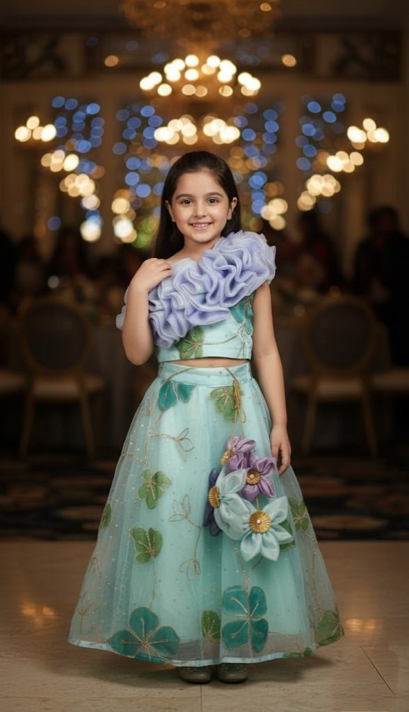 The Water Lily Ruffle Lehenga
