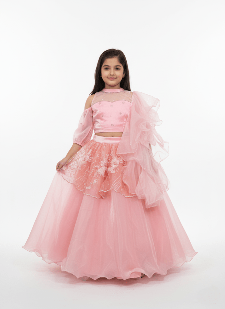 The Summer Bloom Mirrored Lehenga