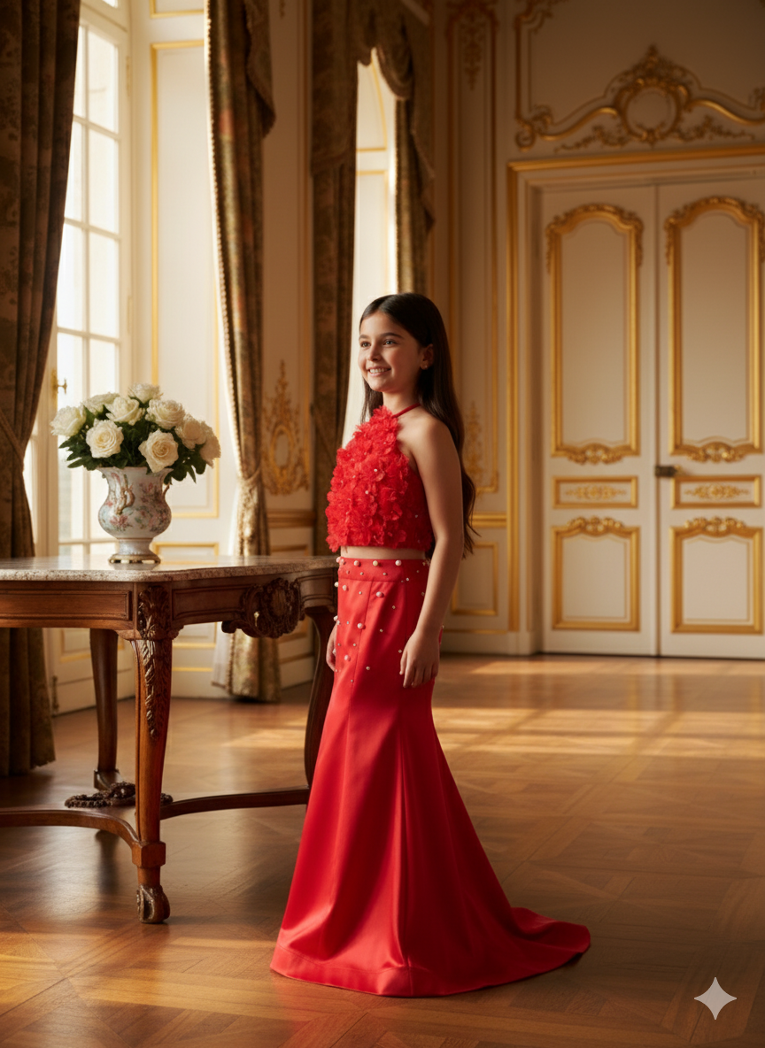 The Scarlet Princess Gown