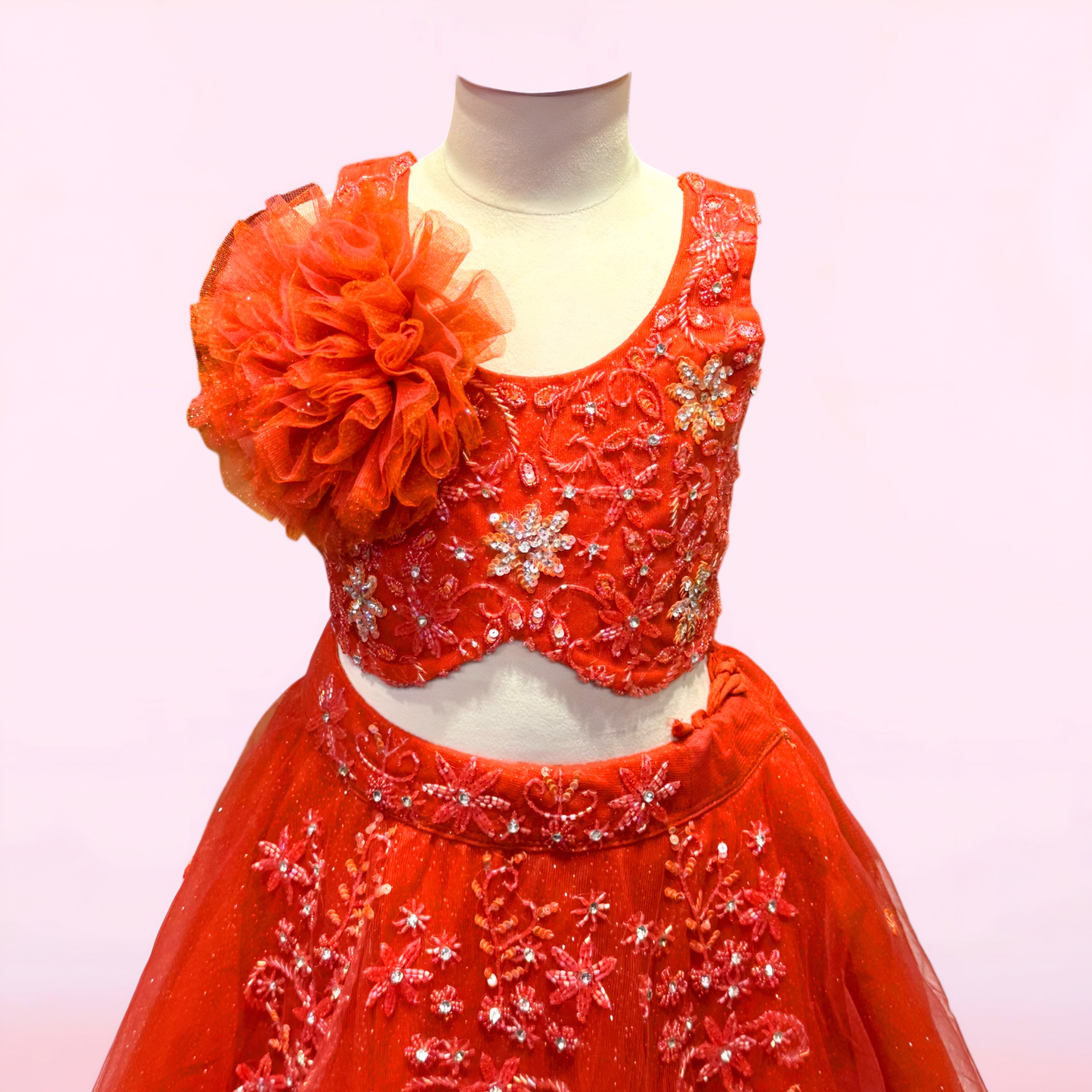 Burning Rose Ballgown