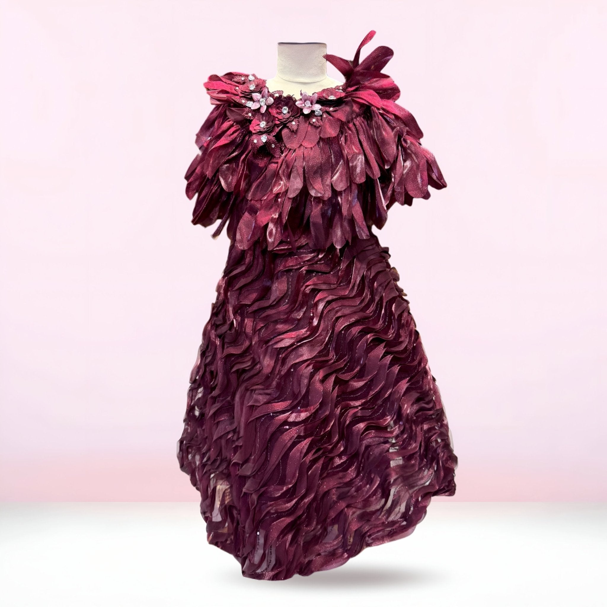 Ruby Blossom Gown