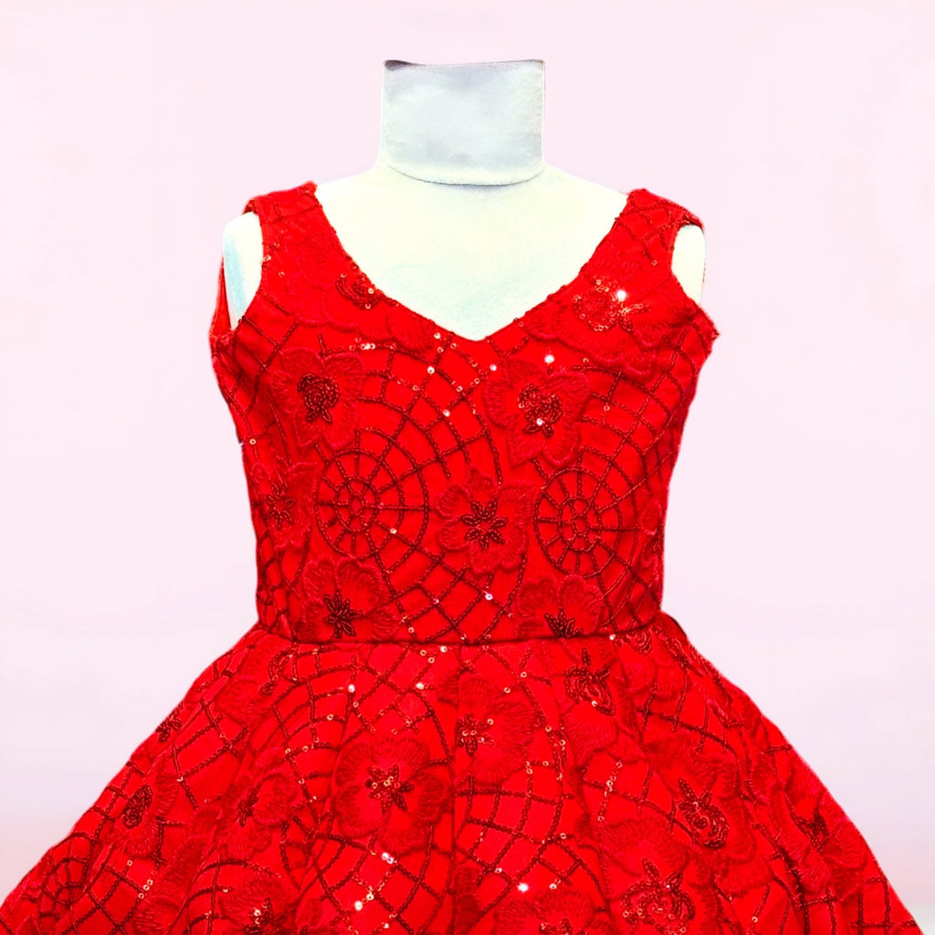Royal Scarlet Gown